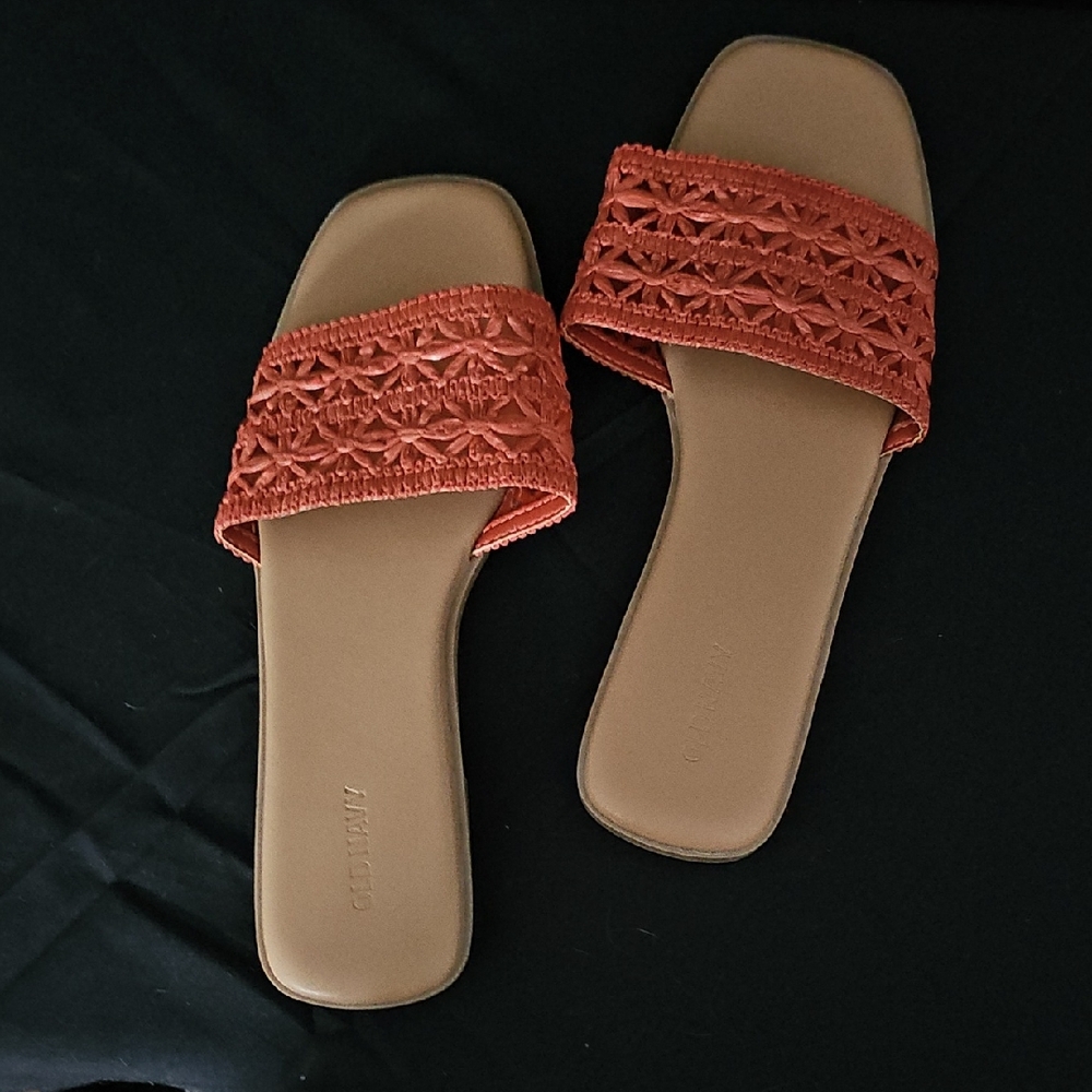 Old Navy Women's Sandals in Burnt Orange